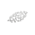 925 Sterling Silver Ring Leaf Wrap Design