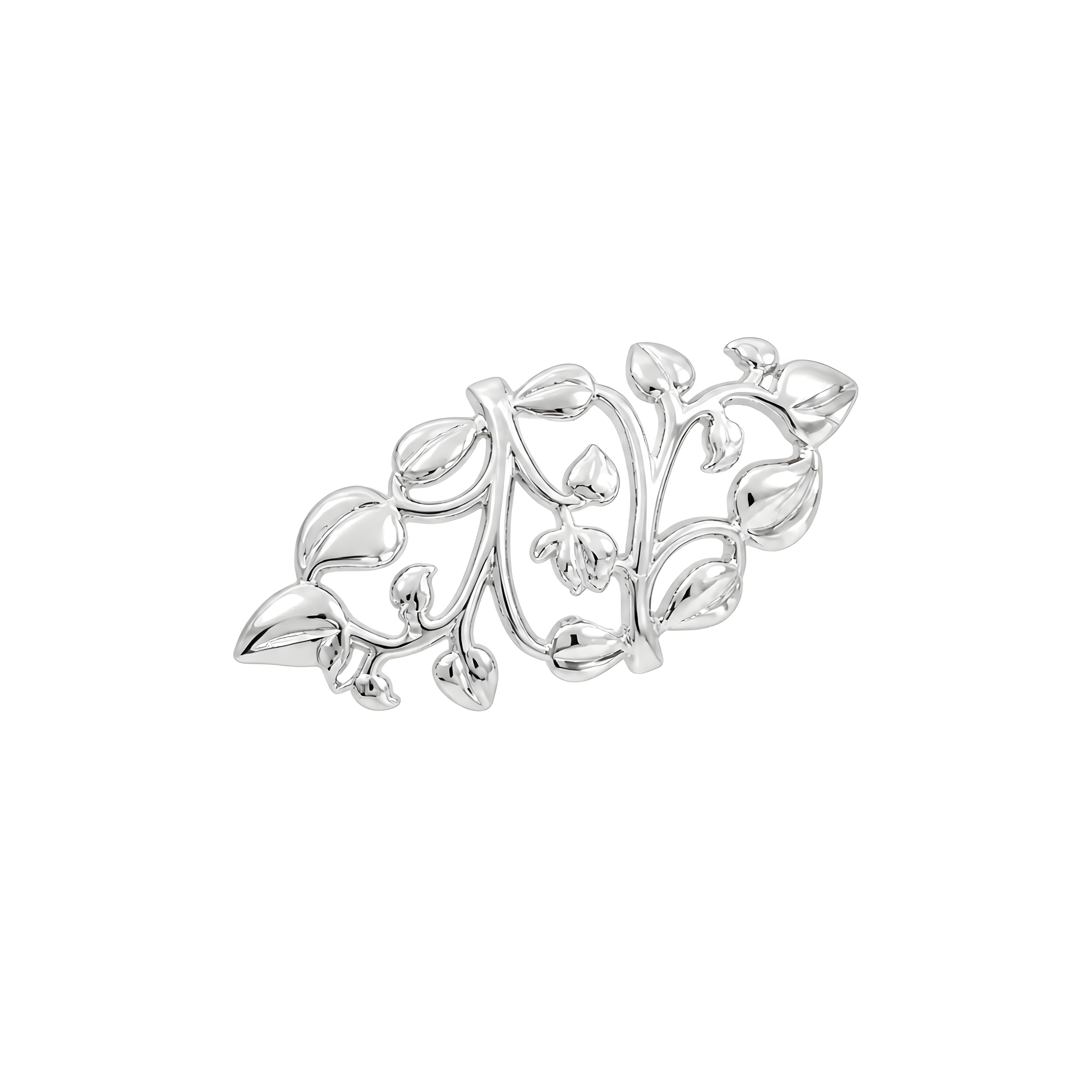 925 Sterling Silver Ring Leaf Wrap Design
